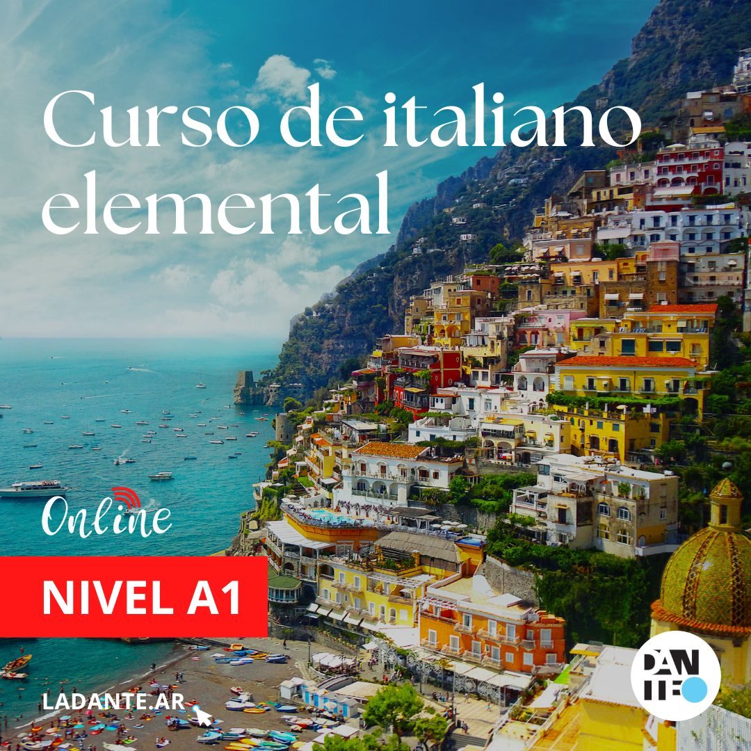 Curso de Italiano A1 Online - Matrícula de inscripción