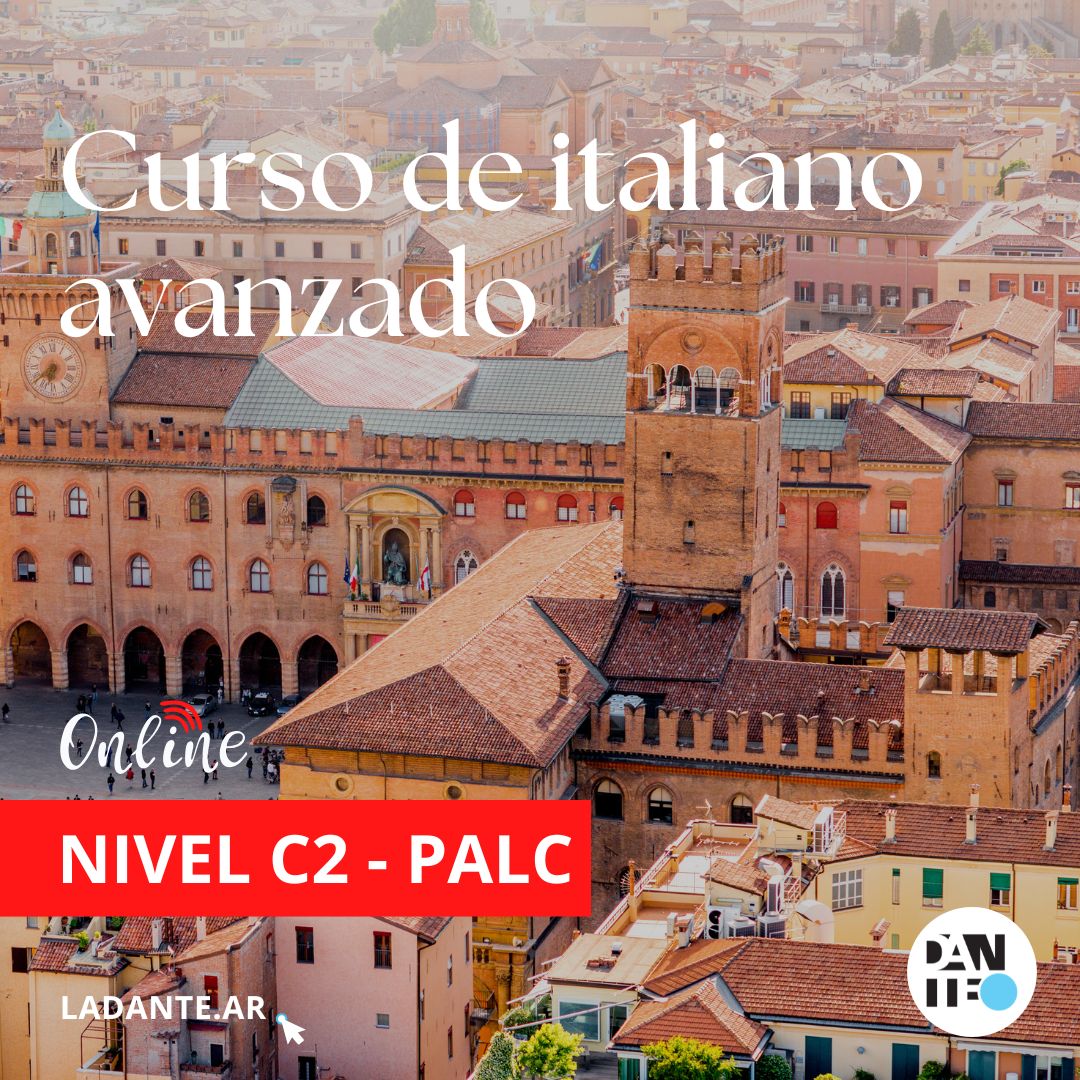 Curso de Italiano C2 PALC Online - Matrícula de inscripción