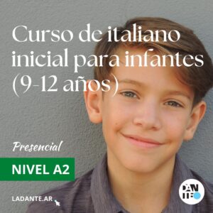 Curso de Italiano A2 Presencial - Infantiles 9 a 12 años
